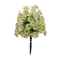 thumbnail image 2 of Artificial Trumpet Flowers with Ground Spikes for Outdoor Garden Decor, Fake Plastic Flower Stakes for Yard, Lawn, and Indoor Flower Pots, White 16 inch, 2 of 6