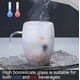 thumbnail image 4 of Taza de café NBHUZEHUA de vidrio de doble pared, 350 ml con asa, 4 of 9