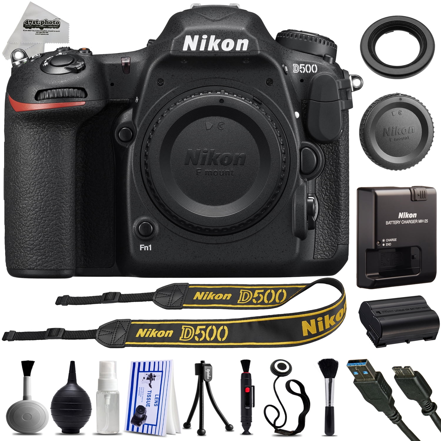 Nikon D500 20.9MP DSLR DX 4K Camera w/ Wi-Fi & GPS Ready - 3.2 LCD - 1080P Body -