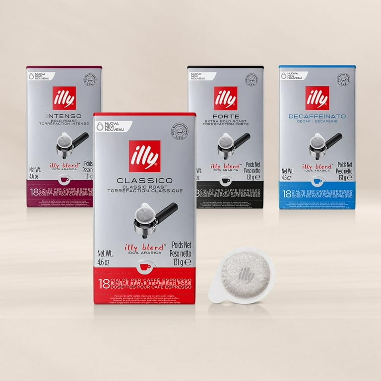 illy Espresso Pods Intenso Bold Roast 100% Arabica 18 Ct