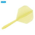 thumbnail image 3 of Uxcell Integrated Dart Shaft & Flights, 9 Pack Lightweight Dart Flight Set, Yellow, 3 of 5
