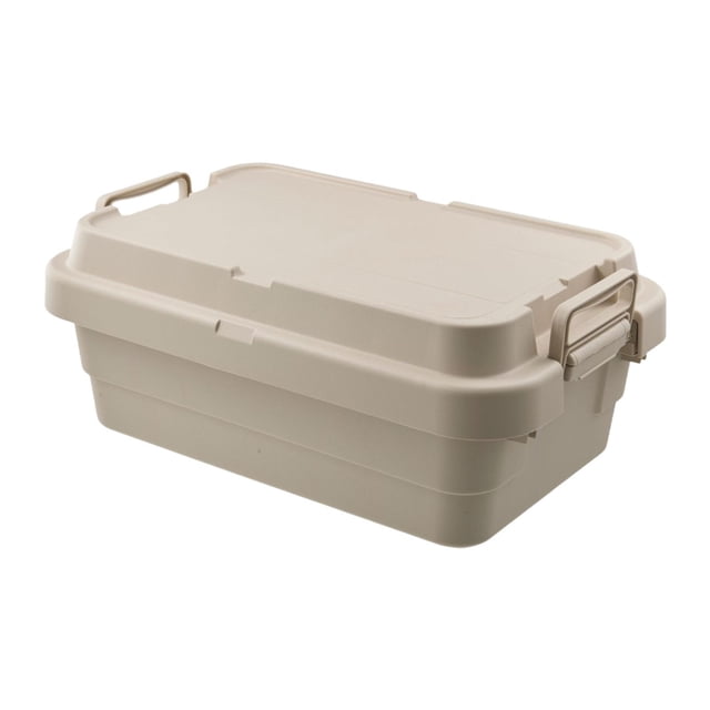 koolsoo Trunk Cargo Box Large Capacity Outdoor Container for Indoor Vehicles Camping Khaki