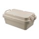 thumbnail image 1 of Caja de carga para maletero, caja de almacenamiento baja, contenedor multifuncional apilable para exteriores, organizador de maletero para vehículos, Caqui, 1 of 8