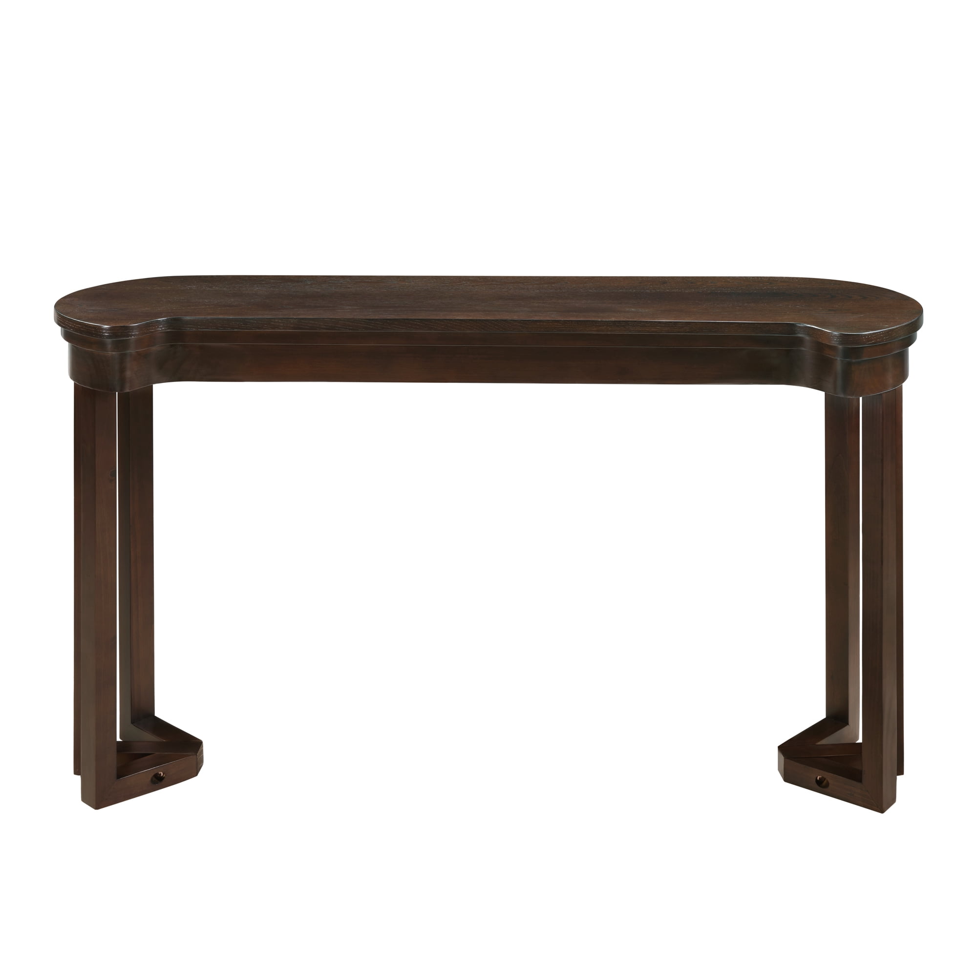 Aukfa 60"Solid Pine Wood Bar Set with 3 Stools, Space-Saving Kitchen Dining Table for 3, Compact Bistro Set for Small Apartments,Espresso