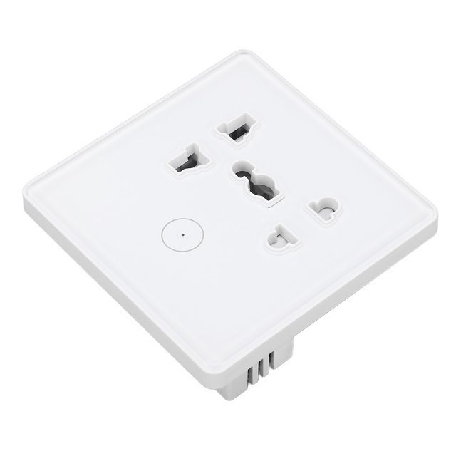 Toma de corriente inteligente WIFI, toma de corriente inteligente con control táctil Toma de corriente inteligente WIFI con control remoto Toma de corriente inteligente impulsada por el rendimiento