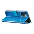 thumbnail image 3 of Compatible avec iPhone 13 Pro Étui Portefeuille Pailleté avec Poche pour Carte Couverture Rabattable, 3 of 5