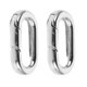 thumbnail image 1 of unbranded 2Ud Ovalados Plateados Para Collar Con Resorte Para Pulseras Y Llavero En Casa, 1 of 8