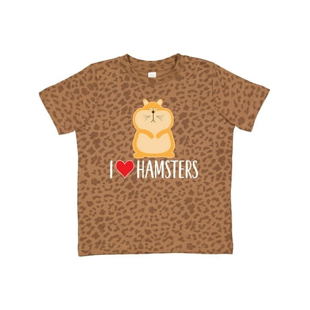 

Inktastic I Love Hamsters Pet Gift Toddler Boy or Toddler Girl T-Shirt