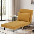 thumbnail image 2 of CQSXDA Convertible Sleeper Sofa Chair - 3-in-1 Upholstered Accent Chair Bed, Reclining Chaise Lounge for Small Spaces, 2 of 5