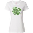 thumbnail image 3 of Inktastic Happy St. Patrick's Day Shamrock in Green Women's T-Shirt, 3 of 5
