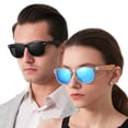 thumbnail image 3 of Gafas de sol polarizadas para hombre y mujer, gafas de sol de madera, gafas clásicas, 3 of 5