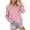 Silver Sweatshirts, variant on Jsaierl Women's Lightweight Sweatshirts Basic Solid Color V Neck Sweatshirt Fashion Pullover Soft Long Sleeve Tops Fall Fashion S-2XL