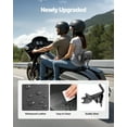 thumbnail image 4 of VEVOR Motorcycle Backrest Sissy Bar for Harley-Davidson Touring Models 2009-2024 16 in, 4 of 9