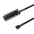 thumbnail image 1 of 40cm 1 A 5 Ventilador PWM 4 Pines CPU HUB Splitter PC Case Cooler Adaptador Corriente, 1 of 6