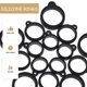 thumbnail image 3 of unbranded 30Ud Accesorios Anillos Colgantes De Silicona Para Bolígrafo Y Llaves Con Uso Duradero, 3 of 8