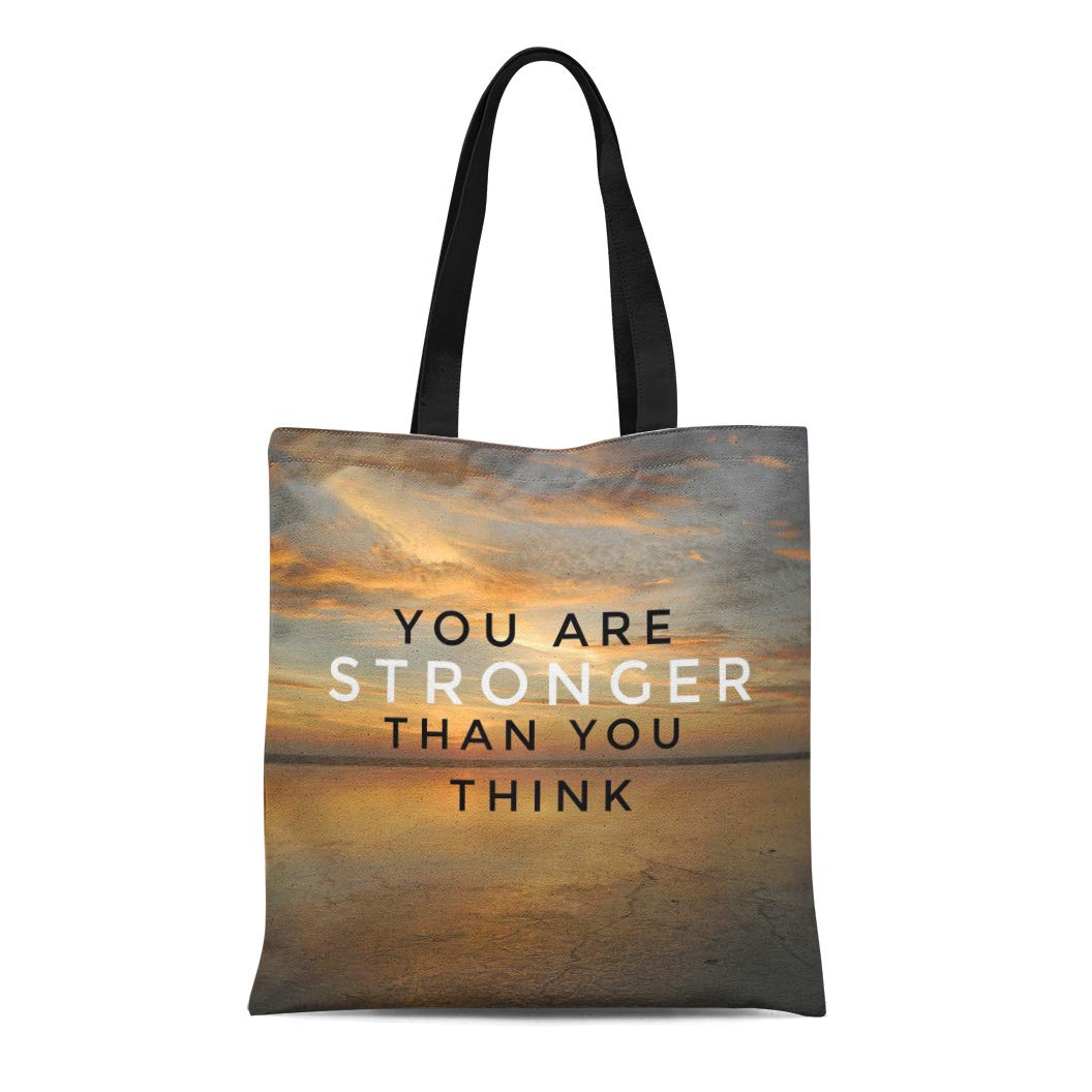Inspirational Quote Grocery Bag Canvas Shopper Today Will be a Great Day Tote Bag Cotton Tote Bag Alphabet Bags Shoulder Bag
