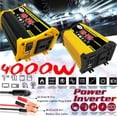 thumbnail image 2 of 4000W Car Power Inverter DC 12V to AC 220V Car Adapter Car Converter with 2.4A 2-Port, 2 of 5