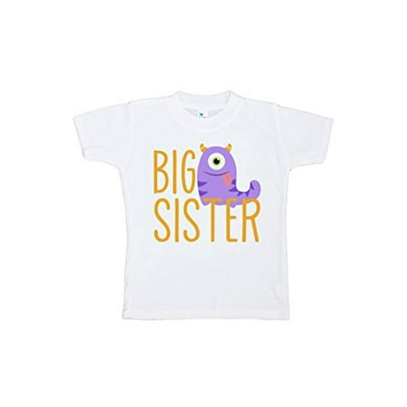 

7 ate 9 Apparel Girl s Big Sister T-Shirt White