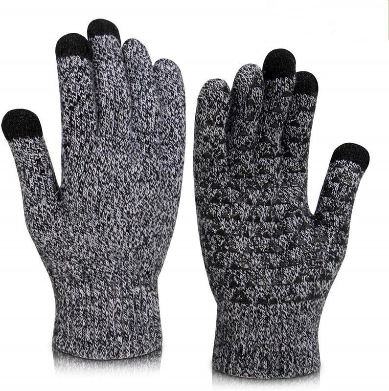 1 3 Pairs Mens Magic Gloves With Grip Unisex Winter Warm Adult Gloves Thermal