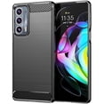 thumbnail image 1 of wonima11 Case for Moto Edge20 Case, for Motorola Edge 20, Ultra Slim Phone Cover with Shock-Absorption Carbon Fiber TPU Rubber Protective Cases for Motorola Moto Edge 20 5G Black, 1 of 1