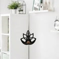 thumbnail image 3 of Wall Shelf Corner Shelves- Wall Corner Shelf Wooden Floating Shelves Crystal Display Rack Boho Wall Shelves for Bedrooms, 3 of 5