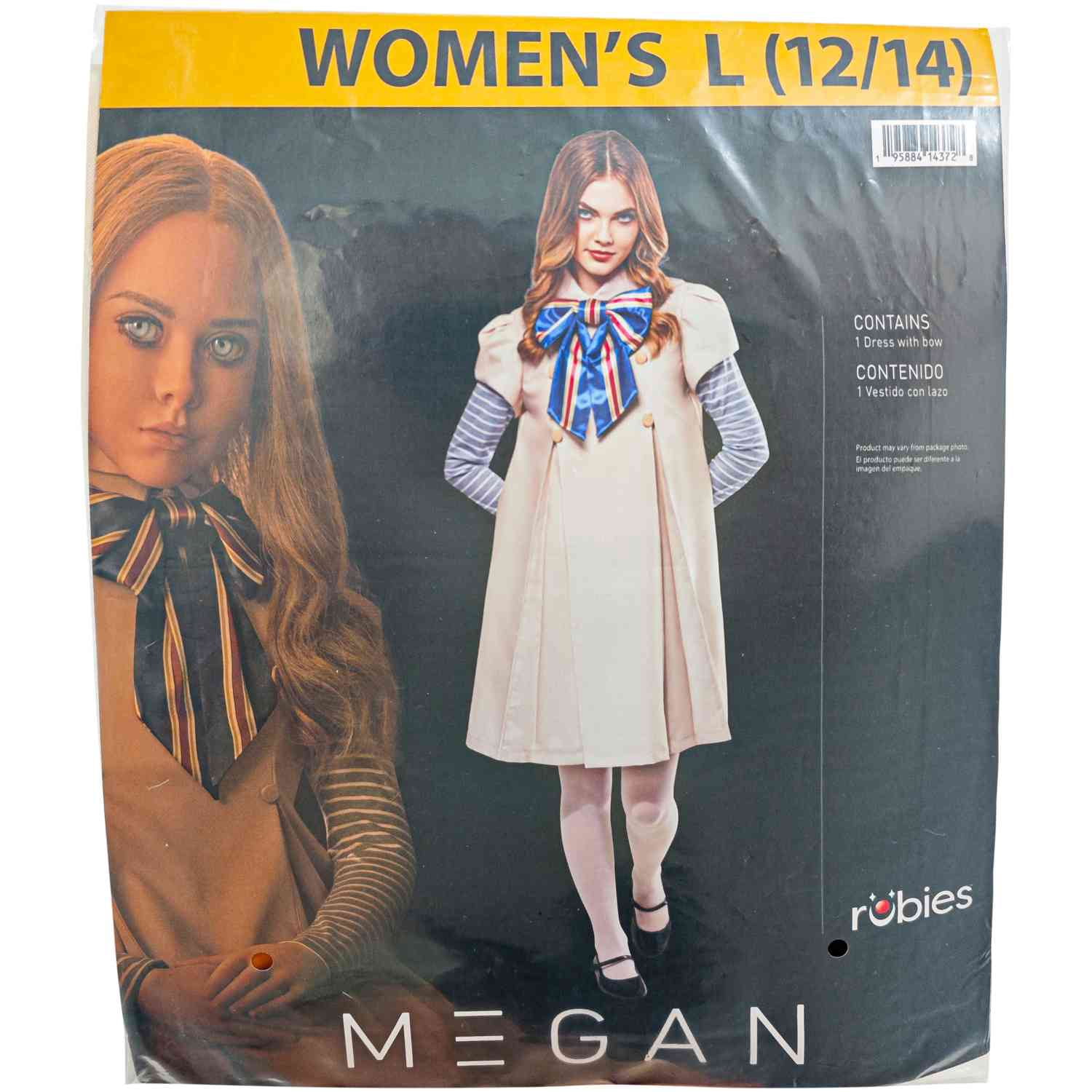 M3gan Halloween Costume for Adults, Women's Size S (4/6), by Rubies
