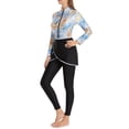 thumbnail image 5 of Women'S Classic Swimwear Long Sleeve Full Cover Swimsuit Rash Guard, 3pcs Set, 5 of 8