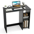 thumbnail image 1 of Gymax 31.5'' Small Computer Desk Home Office Study Writing Desk w/ 2 Compartments, 1 of 10
