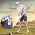 thumbnail image 3 of LJNYFDC Sac de Golf Portable Pochette de Rangement pour Balles de Golf Fermeture Magnétique Grande Capacité Résistant aux Rayures Rotation à 360 Degrés Support de Tee-Shirt de Golf, 3 of 7