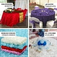 Efavormart 120" Wholesale Round Table Cover BLUSH Grandiose Rosette 3D ...