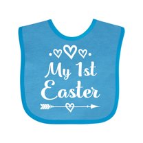 Inktastic My 1st Easter Girls Holiday Girls Baby Bib