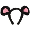 thumbnail image 1 of Bonita diadema con orejas de ratón de peluche suave y orejas de animal de dibujos animados para cosplay, disfraces, fiestas de Halloween y celebraciones de cumpleaños, 1 of 8