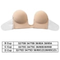 thumbnail image 5 of Push Up Strapless Sticky Adhesive Invisible Backless Bras Plunge Reusable Magic Bra for Women, 5 of 5