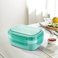 thumbnail image 1 of Stackable Bento Box For Adult Kids, Large Capacity 1900ml , Leak-Proof Lunchbox Containers With Utensil Set For Dining Out, Work, Picnic, School, 1 of 3