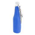 thumbnail image 2 of Palm Tree Sunset Beer Bottle Coolie (Royal Blue With Opener), 2 of 2