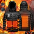 thumbnail image 4 of Xdegoge Kids Heated Jackets Boys and Girls Rechargeable Electric Qualited Jacket Toddler Zip Up Hooded Winter Jacket Teen Warming Heating Down Coats with Zipper Pockets & Hood (No Battery), 4 of 8