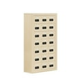 thumbnail image 1 of Cell Phone Storage Locker - 7 Door High Unit (8 Inch Deep Compartments) - 21 A Doors - Sandstone - Surface Mounted - Res, 1 of 1
