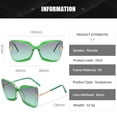 thumbnail image 2 of Gafas de sol europeas y americanas con montura grande en forma de T, gafas de sol personalizadas, fabricadas en PC, 2 of 5