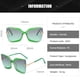 thumbnail image 2 of Gafas de sol europeas y americanas con montura grande en forma de T, gafas de sol personalizadas, fabricadas en PC, 2 of 5