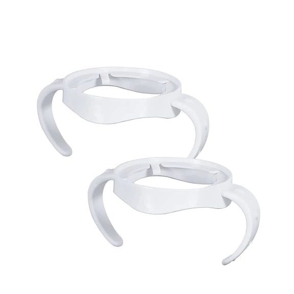 Dosaele 1 Pack Handles Compatible with Philips Natural Bottles, Baby Bottle Holder, White
