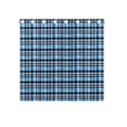 thumbnail image 4 of Blue and Black Plaid Blackout Curtains 2 Panels Set Grommet Drapes for Bedroom Living Room W55xL54, 4 of 5