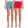 thumbnail image 2 of Coca Cola Women's Boxer Shorts, 2-Pack, 2 of 6