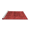 thumbnail image 2 of Ahgly Company Machine Washable Indoor Rectangle Abstract Red Modern Area Rugs, 3' x 5', 2 of 4