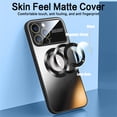 thumbnail image 3 of Funda magnética mate para iPhone, protector de cámara con lente de cristal, Magsafe, carga inalámbrica, 15, 14 Pro Max, 13, 12, 11, 3 of 4
