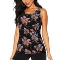 thumbnail image 1 of Fotbe Bouquet Blusas Sin Mangas para Mujer – Estilo Casual, Corte Suelto, Slim-Fit, Cuello Redondo Deportivo, Tops de Verano para Gimnasio y Yoga-Medium, 1 of 7