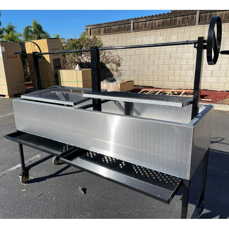72 ins Commercial outside charcoal BBQ oven OB72