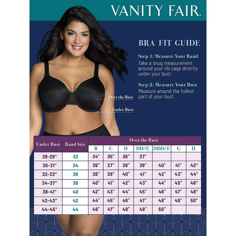 Women's Vanity Fair 76380 Beauty Back Full Figure Underwire Bra