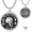 Memento Mori-1-Urn, variant on Memento Mori Necklace 925 Sterling Silver Gothic Skull Stoicism Jewelry Gifts for Men Women 22+2 Inch Chain