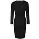 thumbnail image 5 of Vestido de fiesta de encaje con escote en V y manga larga para mujer Fridja  NMB3690, 5 of 8