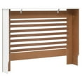thumbnail image 2 of vidaXL Radiator Cover White 112x19x81.5 cm MDF, 2 of 5